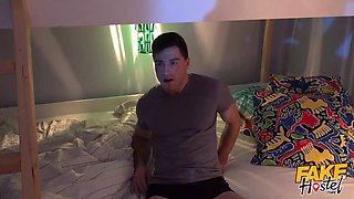 Faux halloween in the hostel - stormy sex with mysterious superior girl who bursts and slurps