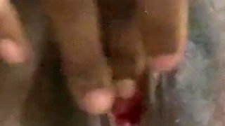African Mask Sexy Girl Fuck Huge Cucumber