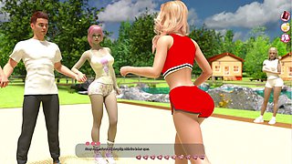 Helping the Hotties 35: Eve Rubbing Her Pussy in the Shower