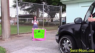 Ponytails teenie jizz spraying