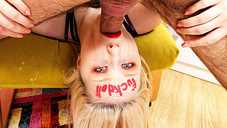 Real Fuck Doll Gets Big Dick Face Fucked