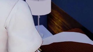 My Real Desire 2 - Alex Seen Half-nude Ms. Ghost (pussy and Ass) in the Toilet