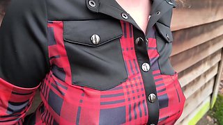 Beating Her Breasts Red