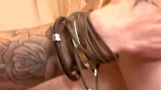 Big ass blonde Ruby Temptations fucked and milked from Luke Hotrod 's big dick