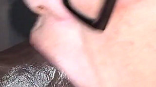 Stepmom with Glasses Serves Her Master Trotzilla's Black Cock