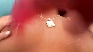 Gorgeous masturbation session with a flexible brunette Destiny