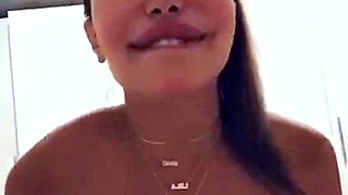 Mexicana blowjob with her big boobs