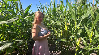 Unallowed Anal Adventure in a Cornfield - Too Sweet to Stay Good!
