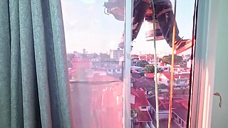 Window Cleaner Finds Us Having Sex