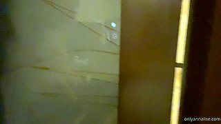 Roommate Nadia after shower HIdden Cam