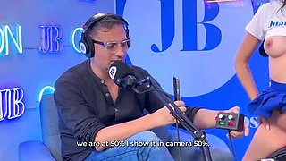 Petite Colombian Teen Mayraoficial Rides Sybian Machine To Intense Orgasm - Juan Bustos Interview