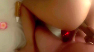 Double Penetration in After a Warm Massage