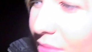 Filthy Young Blonde British Slut Warms up Cocks on a Cold Night During a Dirty Dogging Mission