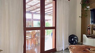 StepMother Fucks Her Stepson's Friend and Ends Milk in Her Mouth