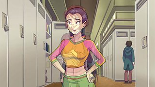 Animated big boob mother in a witch hunter fantasy