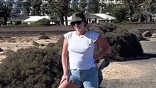 Desperate Wetting Jeans Shorts in Public