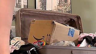Incredibly Beautiful and Hot Freckles Redhead Influencer Girl Finds a Dick When Does an Unboxing Video