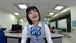 Kissing Frenzy with a Lustful, Drooling Office Beauty