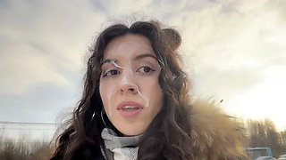 West Wants to Fuck Her Boyfriend in a Car in Public One Last Time before They...