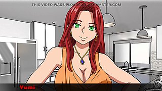 Luxurious boss wife loves to cheat and suck dick in this animated tale by Loveskysan