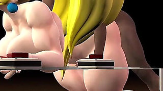 Bowsette Doggy Position in the Castle