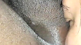 Stroking Big Black Cock Licking His Ass Amazing Shaking Male Squirt