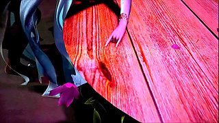 Pixel Goddess Unchained: Curves in Motion- 3D Animation Hentai