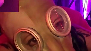 Gas Mask Breath Control - Fuck Machine Orgasm