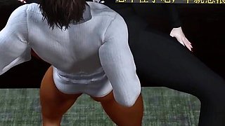 Beauty Leader Threesome Her Co-worker (p1) - 3D Animation Hentai