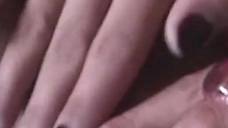 Hot brunette masturbating in brazilian amateur video