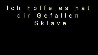 German Mistress Queen_of_BDSM Humiliates Slave with Cock Blowing & Ballbusting