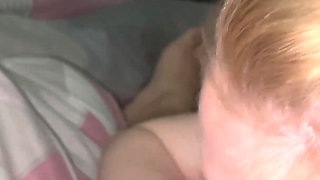 Girlfriend giving me a blowjob