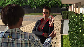 How to Lose Ones Virginity 3 - Leo Pressed His Class Teacher Kate's Boobs on Purposely and Got to Her Fantasy