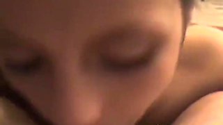Chanel Deepthroats Her First Big Cock