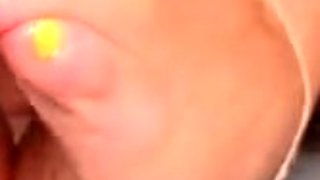 Amateur Foot Fetish Girlfriend Sucks and gives a Footjob