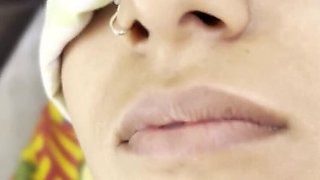 Shy Indian Teen GF Undresses for Cute Boyfriend - Big Cock & Tight Pussy