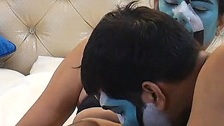Horny Unmarried Couple Having Romantic Sex While on Vacation