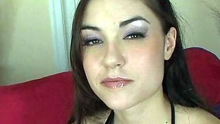 Cute brunette young hookup amateur teen blowjob
