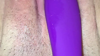 Precum on clit with a cream pie and female orgasm