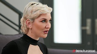 Skye Blue's Wild Interview in a Sultry Scene