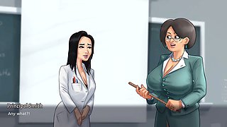 Porn game gameplay, summertime saga, summertime