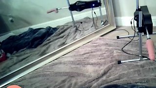Hot amateur blonde pregnant toying her pussy solo