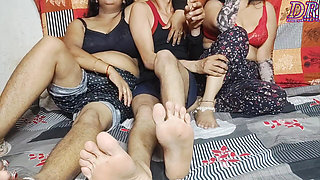 Renu and Mahi Were Fucked by Renu's Husband, Both Were Very Happy