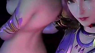Queen and Princess Seducedance - Hentai 3D Uncensored V255