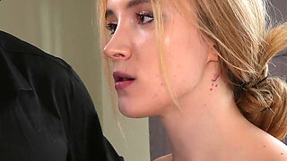 You'll Fuck Me Until I Say Stop! Hot Sexy Blonde Dominates and Fucks Hard with Her Black Bodyguard!