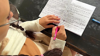 teacher fucked for passing the exam