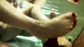 In the Jacuzzi