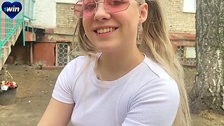 Stunning teen seductress exciting adult video