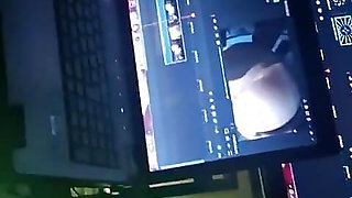 I Wanted to Record a Song and It Ends with a Blowjob and with Milk in Her Mouth