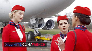Orgy in a private jet